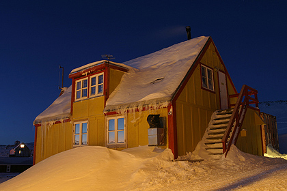 The guesthouse in Ittoqqortoormiit , image by Nanu Travel